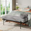 Chenille Upholstered Bench-351807035