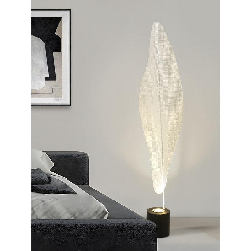 Lampe sur pied en fer et en acrylique de style minimaliste