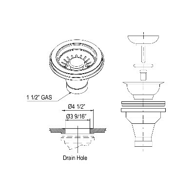 Shaws­ Basket Strainer