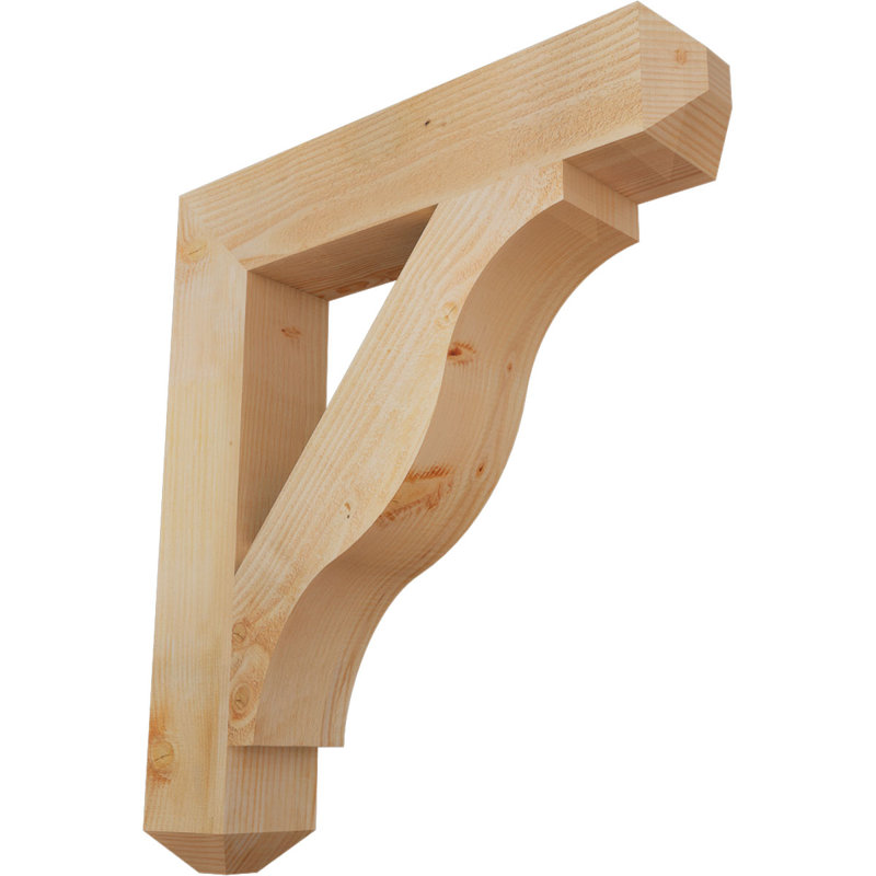 Support pour artisan Funston, H 36 po x l 6 po x P 32 po, Sapin de Douglas, Sciage brut
