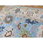 Tapis bleu ciel unique 12 pi 0 po x 15 pi 1 po