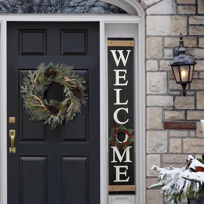 Kreigh Spring Welcome Porch Sign 5 Piece Set