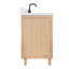 Ensemble de meuble-lavabo à simple cuve 61 avec comptoir en quartz pur ARIEL Monroe-99405071-121645645