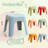 6 Pack Colorful School Plastic Stackable Stools, Portable Backless Stool For Classroom , School Home Office-120890301-126131323