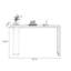Console en bois massif noir mat-691962033