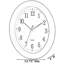 Horloge murale 13,75 "-261154527