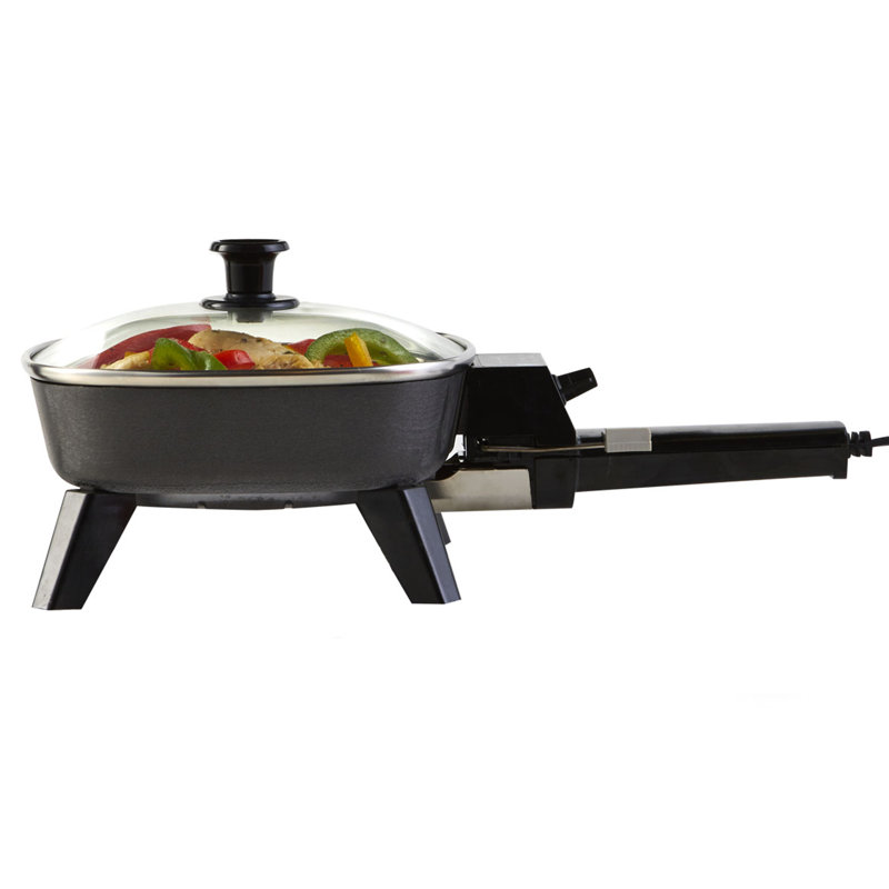 Continental Electric Max Electric 6'' Non-Stick Skillet with Glass Lid Continental Electric Max Electric 6'' Non-Stick Skillet with Glass Lid