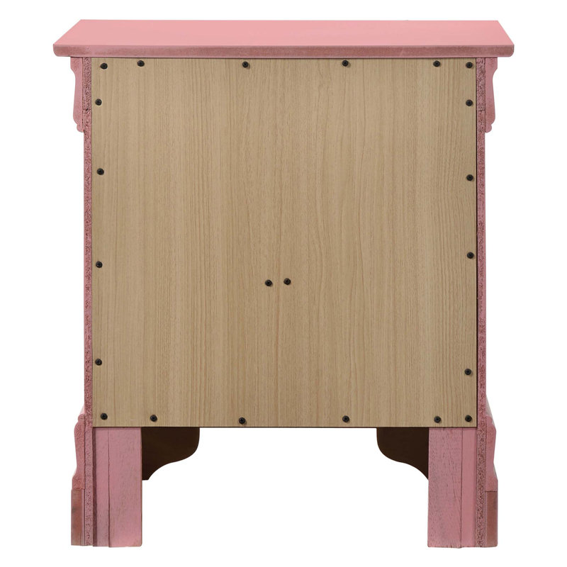 Table de chevet de charme, Rose