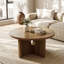 Pedestal Coffee Table with Storage