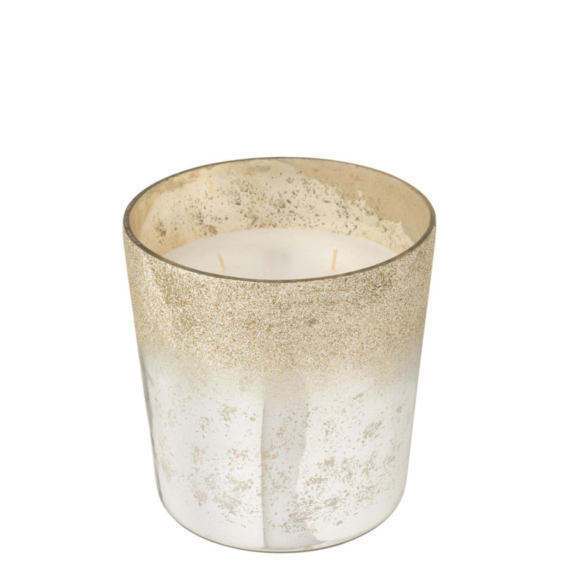 Scented Unscented Flameless Jar Candle with Glass Holder, 21.5cm H x 20.9cm W x 20.9cm D