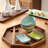 Jabary 8 Piece Porcelain China Dinnerware Set - Service for 2
