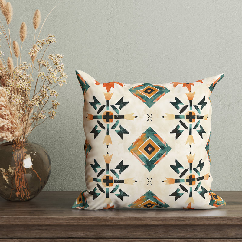 Reversible Pillow Cover, 18"H x 18"W