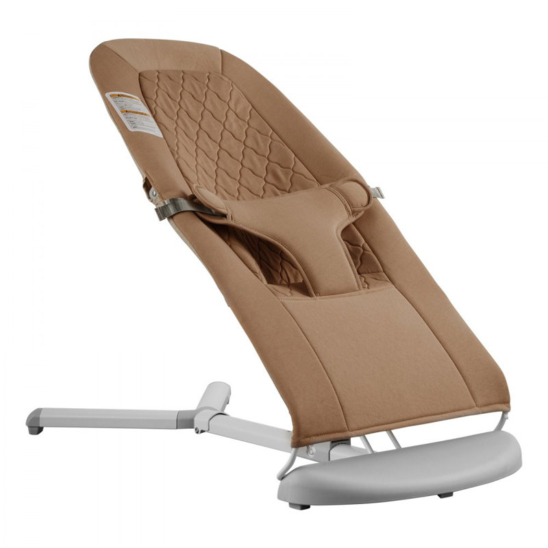 Chaise pliante pour bébé avec 2 angles inclinables Baby Bouncer, Brun