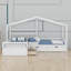 Lit plateforme simple avec trois tiroirs de rangement-633638529