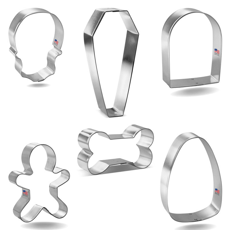 CookieCutter.com 6 -Piece Non-Stick Cookie Cutter