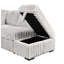 Canapé convertible avec rangement Corduroy Modern Living Space Solution