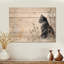Minimal Meadow Cat - art mural moderne en bois sur bois de pin naturel-1147969247