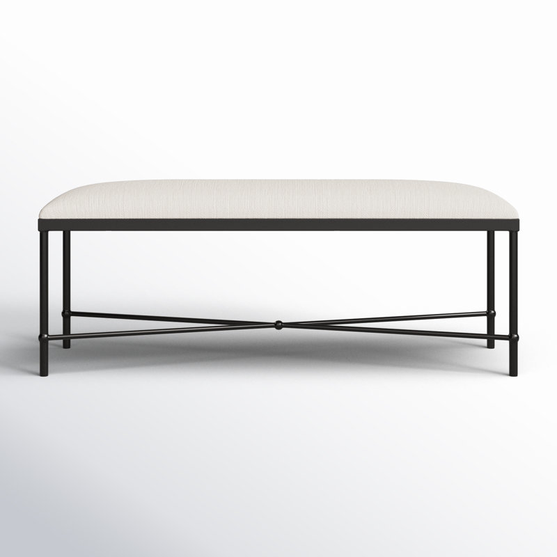 Avenham Small Bench, Black, 20" H x 50" W x 16"D, Black