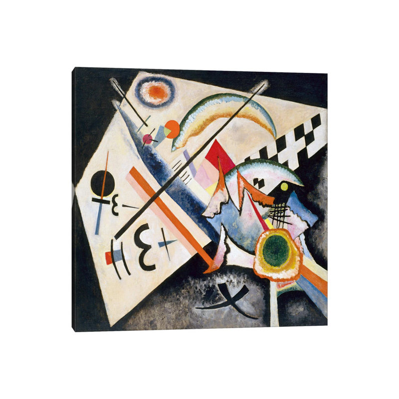 White Cross by Wassily Kandinsky - Wrapped Canvas Painting, 30.48 cm H x 30.48 cm W