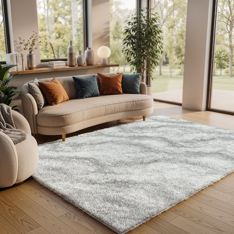 Saima Shag Area Rug, Rectangle 120 x 170cm