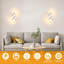 Shulin 3-Light Spiral-shaped Flush Mount Wall Sconce-608891871-605216113