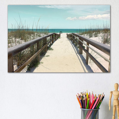 Welcome to Paradise 1 Piece Wrapped Canvas Wall Art
