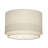 Demille Fabric Flush Mount