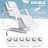 Electric Massage Bed with Adjustable Height, Backrest & Leg Rest, Professional Massage Table with Remote & Foot Control, LED Buttons-115313537