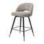 Cliff Swivel Upholstered Stool with Metal Frame-72767075-72767078