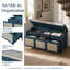 Banc de rangement pour hall d'entrée Vintage - 48 po-1135307077