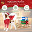Boîte de Noël et traîneau pour chien