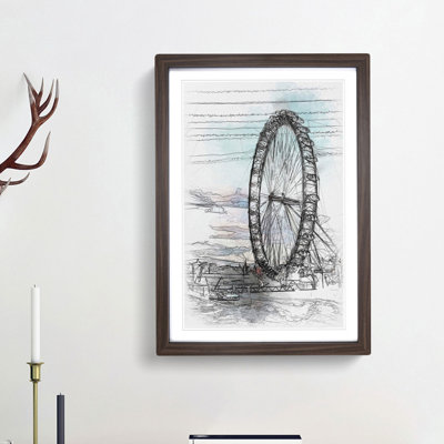 The London Eye - Framed Print