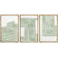 «Lin», art géométrique linéaire rayé vert doux, images murales minimalistes abstraites biologiques modernes, impression sur toile encadrée, 3 pièces, art mural: 16 po x 24 po x 3 pièces, 24 po x 36 po x 3 pièces-94434489-94434487-119461141