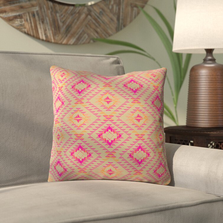 Demina Square Pillow Cover & Insert Size: 26 H x 26 W x 7 D