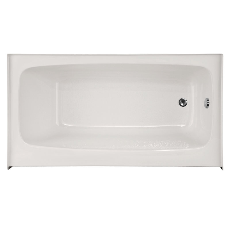 Regan 72'' L Soaking Bathtub, White, Right