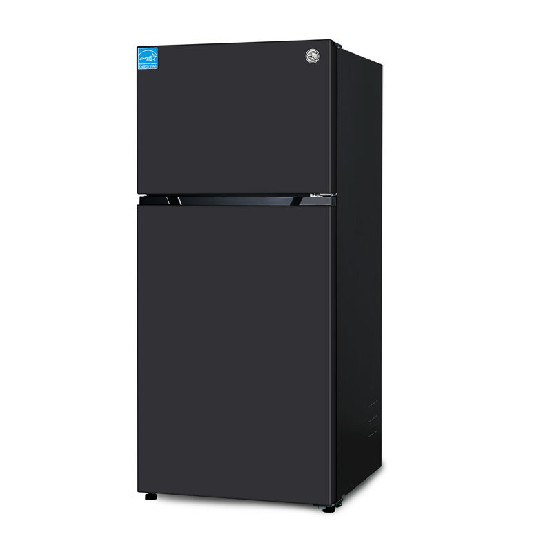 Commercial Cool 18 Cu. Ft. Top Mount Refrigerator with Freezer, 2-Door Refrigerator with Top Freezer and Adjustable Temperature Control, Ice Maker Ready, ENERGY STAR, CCR1800GB, Black