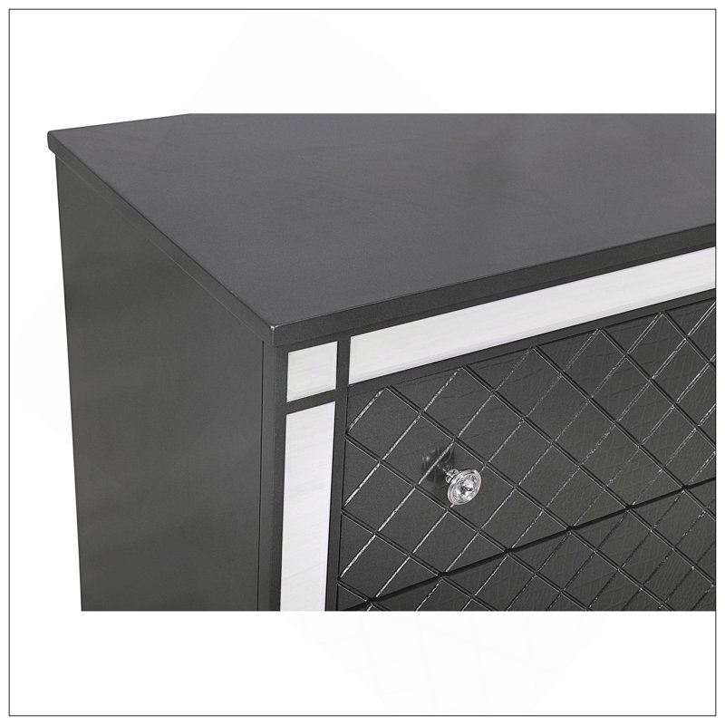 Refino - Commode - Gris, Gris foncé
