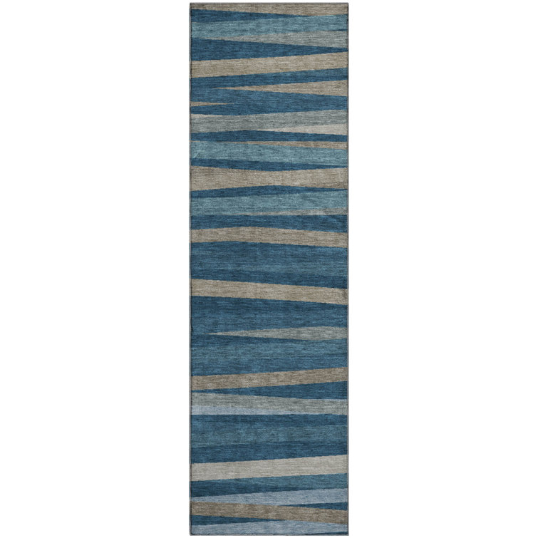 Premium Machine Washable Naglee AMF997 Stripes Rug