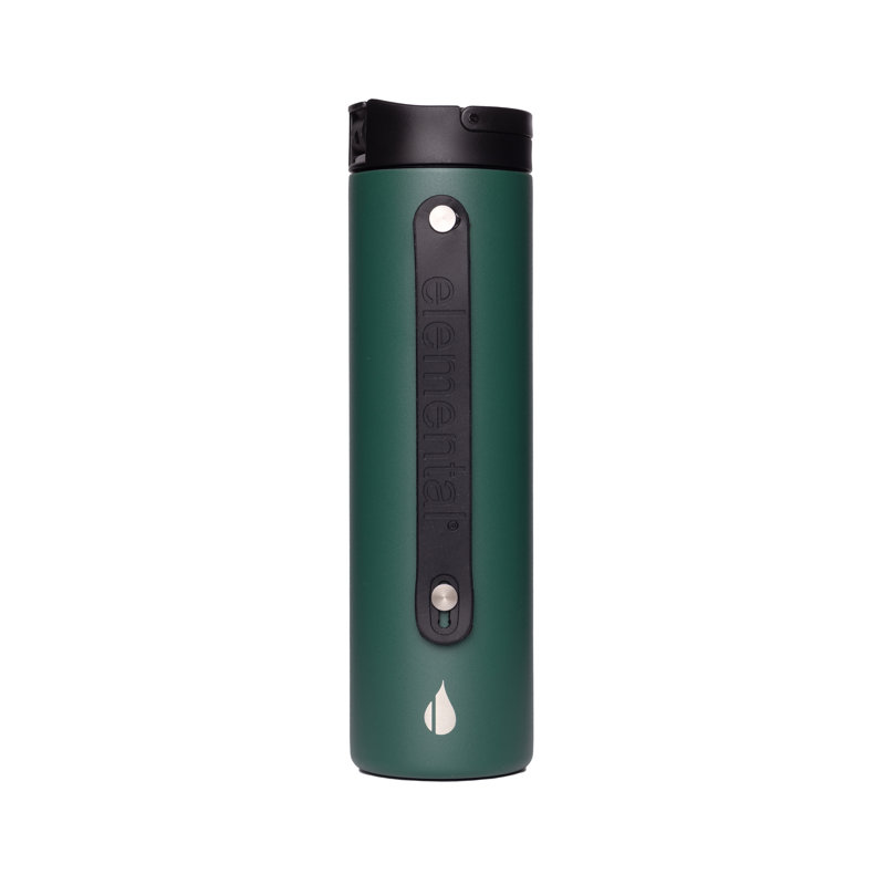 Bouteille d'eau 20 oz à triple paroi en acier inoxydable, Vert forêt