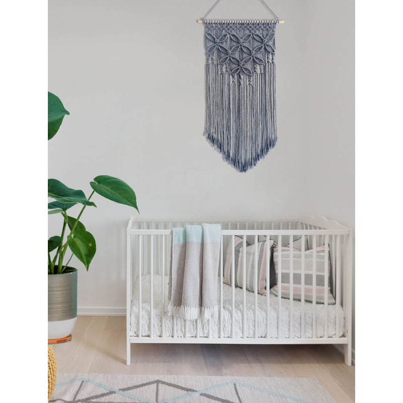Wall Decor on Fabric, Grey