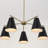 Charlie 5 - Light Dimmable Chandelier-94392782