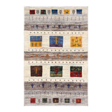 Fine Hand Persian Gabbeh rug 2'9'' X 4'4''