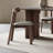 Modern simple grey rock slab dining table set-110781879