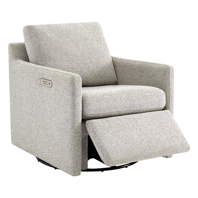 Bradner Upholstered Swivel Power Recliner