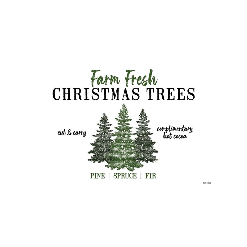 Christmas Tree Farm - Wrapped Canvas Print, 20.32cm H x 30.48cm W x 1.905cm D