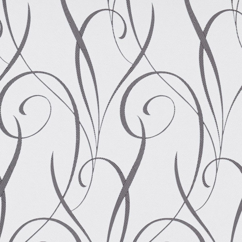 Rouleau de papier peint L 33 pi x l 21 po Rosabell, Noir / argent