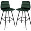 Enrique Upholstered Counter Stool with Metal Frame-527584625