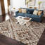 Losoya Geometric Southwestern Area Rug in Brown/Beige/Cream-616869242