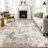 Modern Abstract Area Rug Non Slip Machine Washable Rugs Soft Low Pile Ultra Thin Floor Mat for Living Room, Bedroom-79999507-77466352