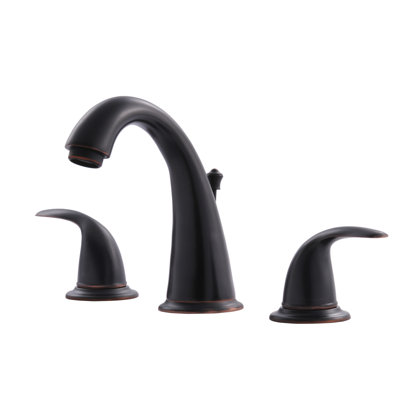 Nita Vantage Two-Handle 6" to 10" Widespread Lavatory Bathroom Faucet with Drain Assembly - Oil Rubbed Bronze